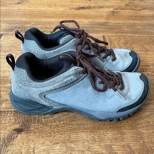 Merrell Siren Traveller Hiking Shoes Nubuck Suede Leather Lace Up Taupe Size 6.5